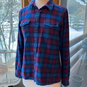Patagonia plaid flannel shirt